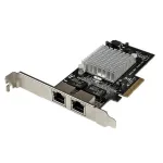 &bdquo;StarTech.com&ldquo; dviejų prievadų PCI Express (PCIe x4) Gigabitinio Ethernet serverio adapterio tinklo plok&scaron;tė su Intel i350 NIC