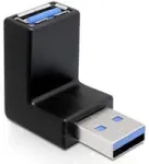 USB 3.0 adapteris M/F DeLOCK 65340 juodas