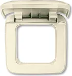 Busch-Jaeger 2518-212 rėmelis, smėlio spalvos, 81 mm x 81 mm, 1,9 cm, 54 x 54 mm (2CKA001719A0111)