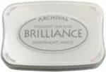 Artoz Papier Stempelkissen Brilliance wei&szlig; 9.0 x 6.0 cm