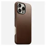 Korpusas iPhone 16 Pro Max Nomad NM01389385, 17,5 cm (6,9 inch), ruda, aliuminis/PC/mikropluo&scaron;tas/oda