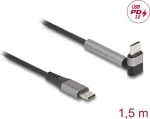 USB kabelis DeLOCK 81172 1,5 m USB-C juodas pilkas USB 2.0