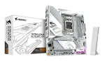 GIGABYTE pagrindinė plok&scaron;tė X870M AORUS ELITE WIFI7 ICE &mdash; Micro ATX, AMD X870, Socket AM5, DDR5 iki 8200 Hz (O.C), 14+2+2 VRM, PCIe 5.0, Wi‑Fi 7, 2.5 GbE, USB4