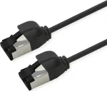 ROLINE U/FTP Patch Laidas Cat.8.1 LSOH plonas juodas 0,15 m (21.15.3260)