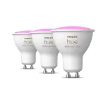 Philips Hue White and colour ambience GU10 &ndash; protingas prožektorius &ndash; (3 vnt. pakuotė)