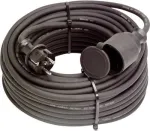 Prailginimo laidas AS Schwabe 60370 &mdash; 25 m, juodas