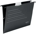 Leitz Alpha&reg; Recycle kabančioji byla, A4, juoda, kartonas, 80 g/m&sup2;, 150 lapų, 348 mm
