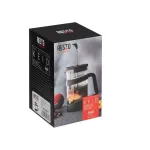 RESTO French Press 600ml nerūdijančio plieno ir boro silikatinio stiklo kavos aparatas
