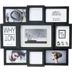 NIELSEN DESIGN Why Not Collage juodas dervos galerijos nuotraukų rėmelis 8999334