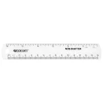 Westcott skaidri plastikinė liniuotė 15 cm / 6 coliai