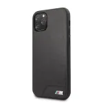 BMW Apple iPhone 11 Pro Hardcase Smooth PU Leather Black