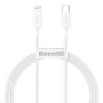Baseus Superior Series USB-C į Lightning kabelis, 20W PD, 1 m, baltas (CATLYS-A02)