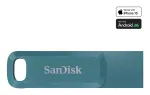WESTERN DIGITAL SanDisk Ultra Dual Drive Go 512GB USB atmintukas USB-C / USB-A - Navagio Bay