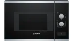 Bosch BFL520MS0 kombinuota mikrobangų krosnelė, juoda, nerūdijantis plienas, įmontuojama, 20 L, 800 W