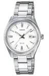 CASIO LTP1302PD7A1V Unisex Analoginis Kvarcinis Laikrodis, Sidabrinis Nerūdijantis Plienas, 34.5 x 30.2 x 8,7 mm