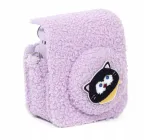 LOVEINSTANT Plush Kitten Case, skirta Fujifilm Instax Mini 12 &ndash; violetinė