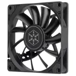 SilverStone SST-AS90B Air Slimmer 90 plonas ventiliatorius korpusui, 92 mm, 500&ndash;2500 aps./min., 11,3&ndash;32 dB, juodos spalvos