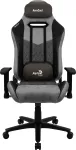 Aerocool DUKE AC-280 AeroSuede žaidėjo kėdė, mikropluo&scaron;tas, juodos/pilkos spalvos