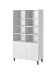 Shelving unit PAFOS 100x40x176.5 cm baltas matinis