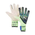 PUMA Ultra Ultimate 1 NC vartininko pir&scaron;tinės Green Flash White Blue Glimmer 9,5