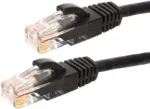 DSIT DC-60-100 CAT6 U/UTP tinklo kabelis, 10 m, juodas, 100% varis