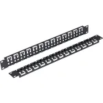 TRITON RAB-VP-X59-A1 19 inch 1U kabelių valdymo panelė, juoda
