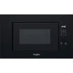 WHIRLPOOL WMF200G NB įmontuojama mikrobangų krosnelė su griliu, 20 l, juoda