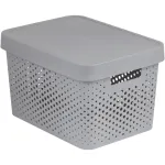 Curver Infinity Recycled 17L dėžė laikymui 36x27x22cm pilka