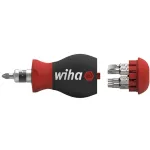 Wiha Stubby Bit-Screwdriver 8 dalių vidinis &scaron;e&scaron;iabriaunis, i&scaron;orinis &scaron;e&scaron;iabriaunis, Phillips, Phillips Pozidriv, ply&scaron;inis, TORX (43613)