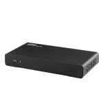 LINDY Meeting Room Dock 60W USB-C dokinimo stotis, HDMI 4K, 2x USB 3.2 Gen 1, Gigabit Ethernet, aliuminis 43424