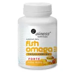 Aliness Fish Omega 3 FORTE, trigliceridai 500/250 mg, 60 kapsulių