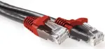 ACT juodas 1 m U/UTP CAT6A kryžminis komutacinis kabelis su RJ45 jungtimis (IB6201)
