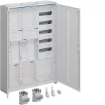 Hager universZ elektros skaitiklių spinta 2 skaitiklių vietos, 3 laukai, 1100 mm, balta, IP31 ZB33SEQ25EN