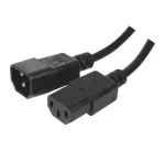 Exertis Connect IEC maitinimo laidas C14 į C13, be halogenų, juodas, 3,0 m 807953