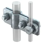 OBO Bettermann jungiamoji spaustukas 2710/25 25 mm kryžminis spaustukas apvaliems ir plok&scaron;tiems laidininkams (5001226)