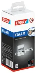 tesa Klaam rank&scaron;luosčių kabliukų juosta su 3 kabliukais, chromuota, su klijavimo sprendimu (40262-00000-00)