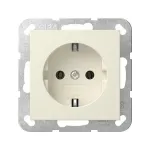 Gira System 55 SCHUKO lizdas kreminės spalvos (418801)