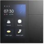 GVS Touchpanel S3 10,1 inch KNX jutiklinis skydelis su vaizdo ry&scaron;iu ir programėlių serveriu, juodas 503051163