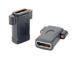 EXSYS EX-49304 skydelio montavimo DisplayPort moteri&scaron;kas į moteri&scaron;ką adapteris, įsukamas, 8K 60Hz