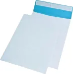 MAILmedia B4 siuntimo vokas su sustiprintu siūlu ir lipniu uždarymu, balta-mėlyna, 250 x 353 mm 391080