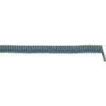 LAPP UNITRONIC SPIRAL LiF2Y11Y spiralinė duomenų jungtis, 4 x 0,25 mm&sup2;, pilka, 400 mm suspausta / 1600 mm i&scaron;tempta 73220353