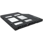 ICY DOCK - ToughArmor MB852M2PO-B - 2x M.2 NVMe PCIe 4.0 SSD zu 2x OCuLink Ultra Slim Wechselrahmen