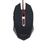 PELĖ USB OPTINĖ ŽAIDIMŲ / RAUDONA MUSG-001-R GEMBIRD