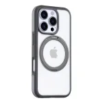 Torras Ostand R Fusion X00FX1880 dėklas iPhone 16 Pro, 360&deg; sukamas žiedas, magnetinis, titano pilkas