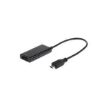 Adapteris MHL (M) -> HDMI (F) + USB Micro (BF) (5 PIN) 16 cm