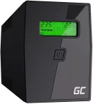 Nepertraukiamo maitinimo &scaron;altinis Green Cell UPS02 0,8 kVA (480 W) Line-Interactive, LCD, 2x F tipo lizdai, USB-B, RJ-45, RJ-11