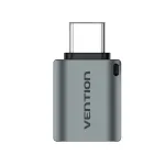 Vention USB-C (vyri&scaron;kas) į USB 3.0 (moteri&scaron;kas) OTG adapteris, pilkas aliuminio lydinys