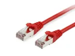 Equip Cat.6A S/FTP Patch Laidas, Raudonas, 1,5 m
