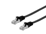 Equip Cat.6A U/FTP plok&scaron;čiasis patch kabelis RJ-45 3,0 m juodas