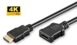 Microconnect HDM19192FV2.0 Ultra High Speed HDMI 2.0 prailgintuvas-kabelis 2 m, ki&scaron;tukas&ndash;lizdas, 4K 60 Hz, ARC, juodas